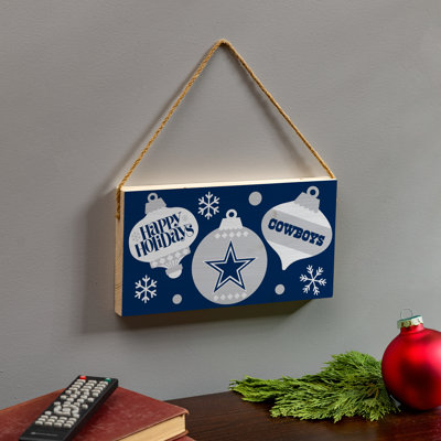 Plaque murale en bois 6 x 11 Dallas Cowboys