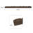 Tierra Verde 48"L Roman Stone Recycled Rubber Garden Border Kit, Earth, 2-Pack