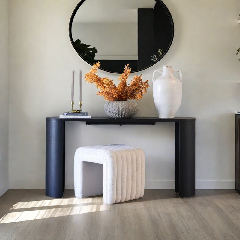 Console Minimalist, H 31,5 po x l 62,99 po x P 13,78 po, Marine