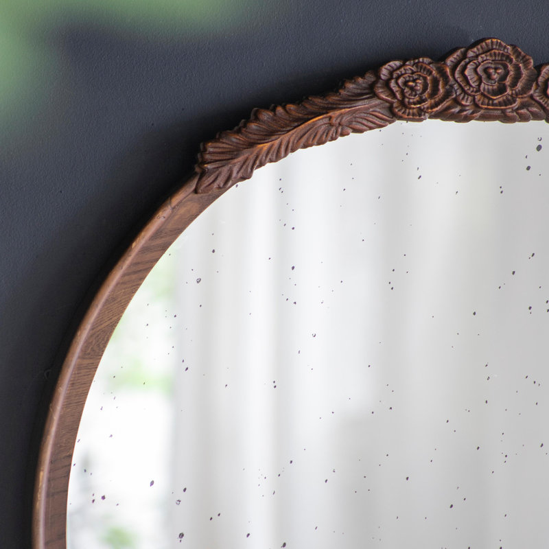 Miroir décoratif Langosta Bingley, Brun, 30.1"H x 29.1"W