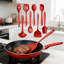 Ensemble d'ustensiles de cuisine en silicone 8 pièces, outils de cuisson résistants à la chaleur avec noyau en acier inoxydable pour batterie de cuisine antiadhésive, va au lave-vaisselle-124851464
