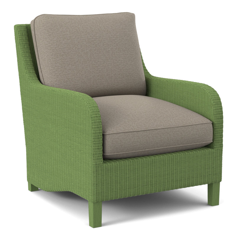 Gibraltar Armchair, Beige Performance Fabric; 0851-73, Black