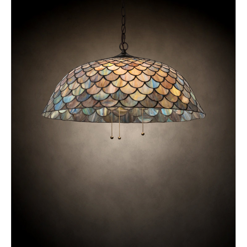 Padraig 3 - Light Pendant, Green/Blue