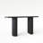 60.2" Oval Tabletop Solid Wood Console Table-1027156234
