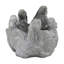 Pot à fleurs à 5 ciments, 6,6 lb, 10 po x 8 po x 6,5 po, gris