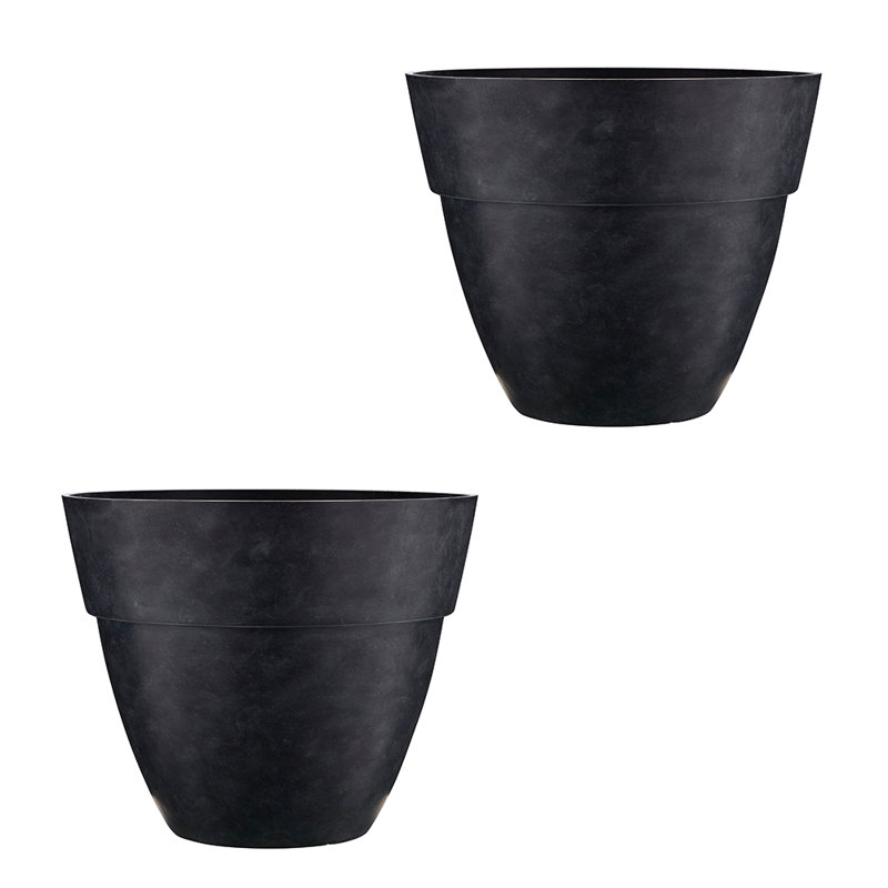 Jardinière 22,25 po, finition fougère, paquet de 2