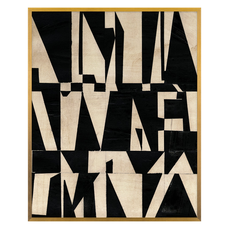 Cosine 3 Print by Susan Gillette, 30" H x 24" W x 1.25" D, Gold