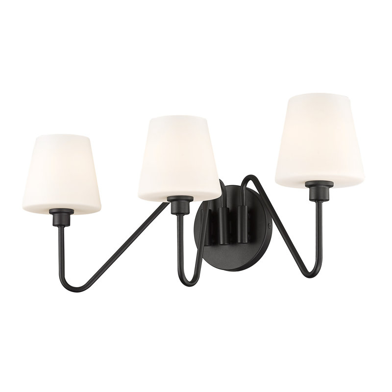 Roin 3 - Light Dimmable Vanity Light, Natural Black