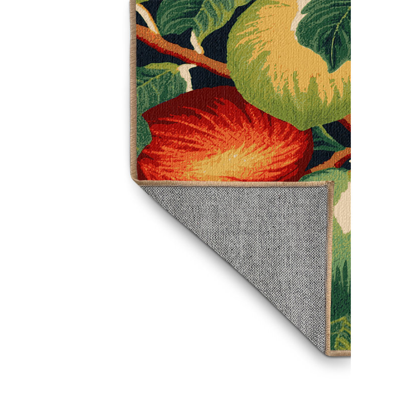  Tapis lavable hawaïen Guava, Rectangulaire 8 pi x 10 pi