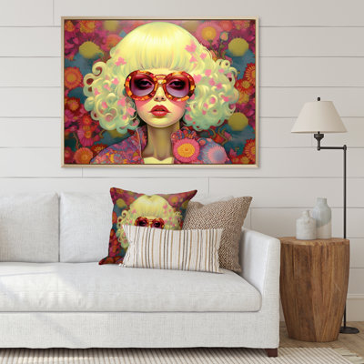 «Retro Cool Discopunk Queen» sur toile