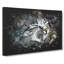 Cat Licking Its Paw - Wrapped Canvas-56641313