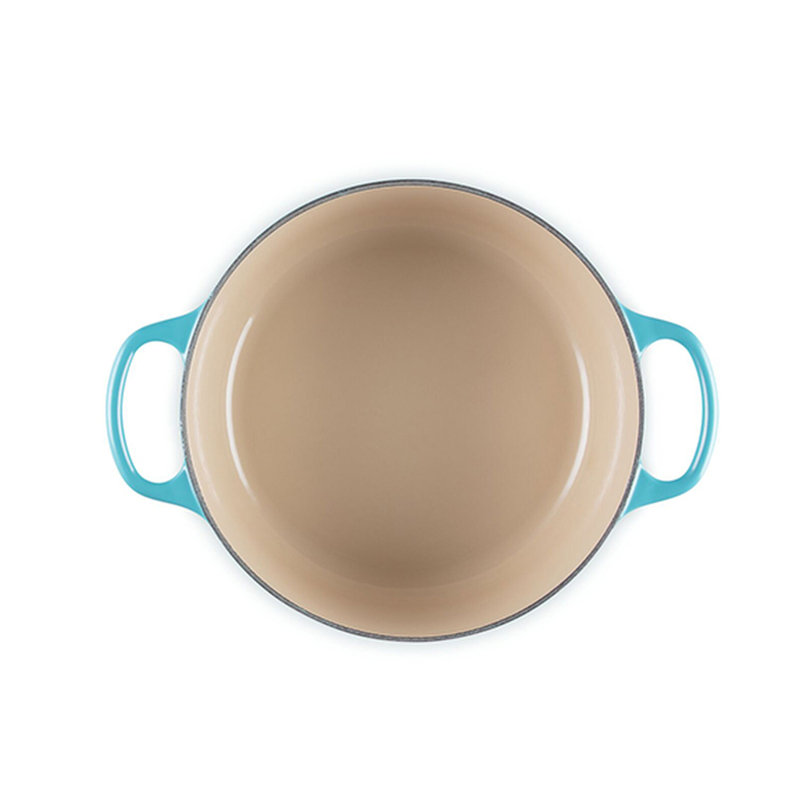 Le Creuset Signature Enameled Cast Iron Round Dutch Oven with Lid, 4.5 quarts, Oyster
