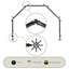 Ensemble de quincaillerie à rideaux simple à 5 côtés pour fenêtre à baies de soleil Verlin-680005777-765854445