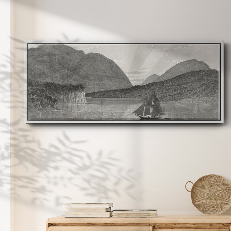 Mont Desert, côte du Maine - toile encadrée, H 24 po x l 60 po