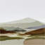Peaks - Paysages brun, reproduction encadrée mate pour la décoration intérieure-2037482906
