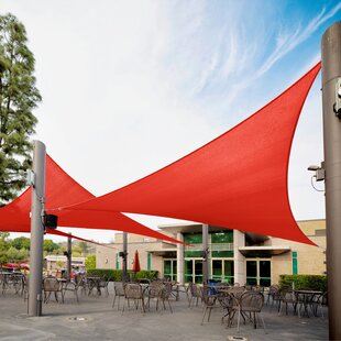 Triangle Shaped Shade Sails You'll Love | Wayfair