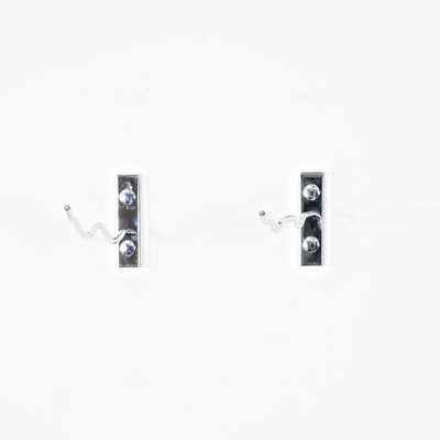 Arzo 2 Bottle Wall Mounted Wine Bottle Rack