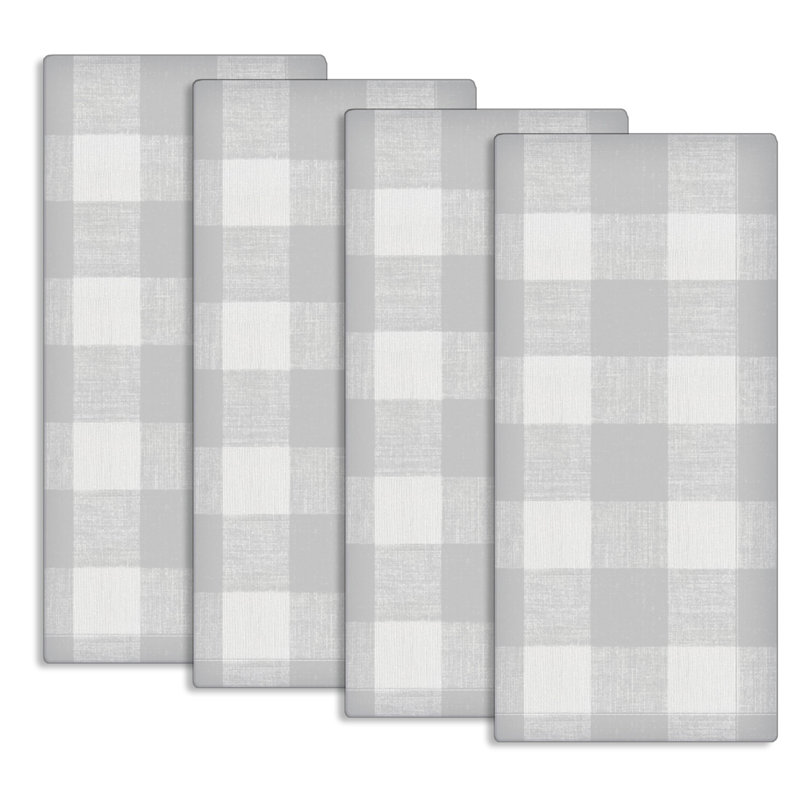 Torchon Country Check, Gris