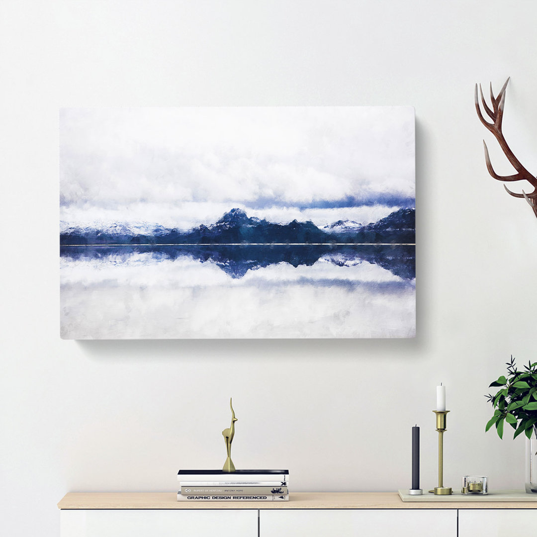 The Twin Lakes in Colorado - Wrapped Canvas