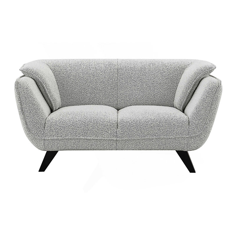 Causeuse Boucle, Gris clair
