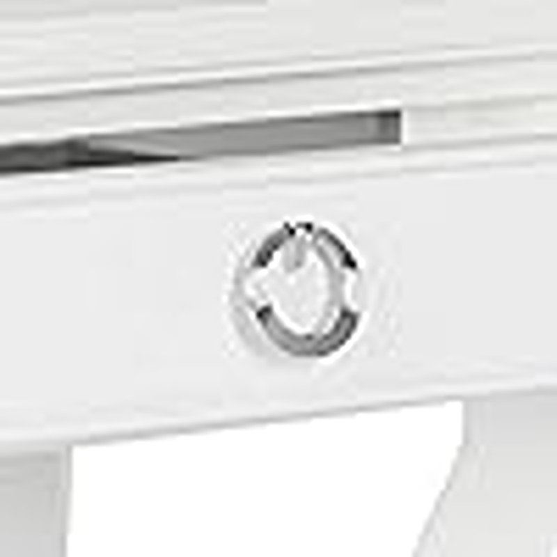 Table de chevet 24 po Elegant Desirat, Blanc