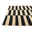 Tapis noir et blanc Noe