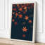Falling Autumn Leaves Botanical - Wrapped Canvas-819348673-819348674