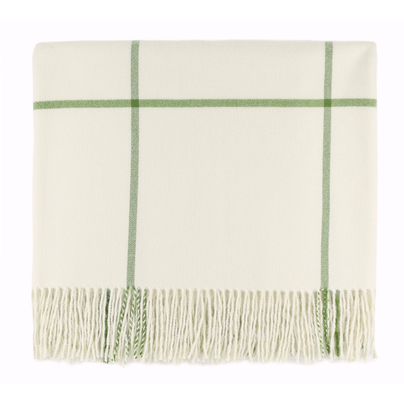 Glasgow 50" x 60" Throw, Ivory