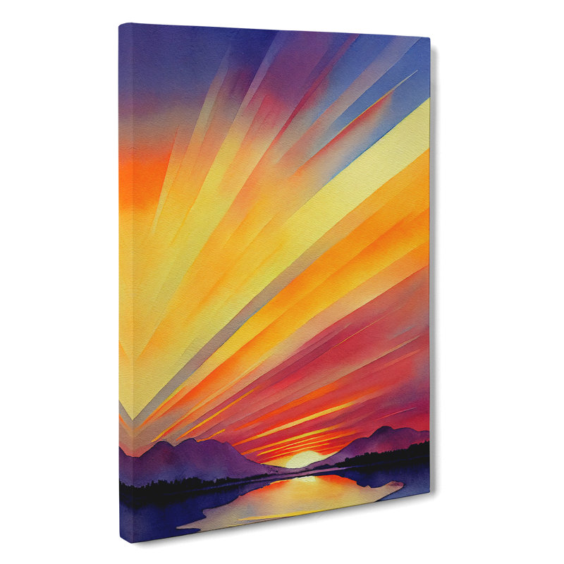Wondrous Sunrise - Wrapped Canvas Print, 76cm H x 50cm W x 3cm D