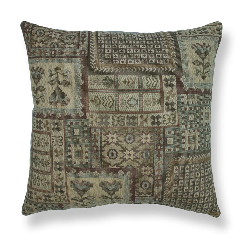 Patchwork Reversible Throw Pillow