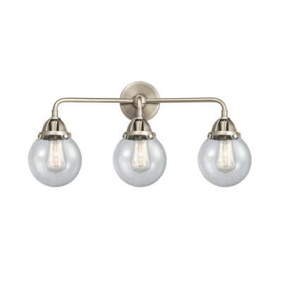 Éclairage pour meuble-lavabo de salle de bain 3 lumières 24 "Shacon 2 Beacon 6"