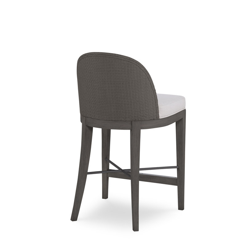 Curate Upholstered Counter & Bar Stool, Mink Gray, Counter Stool (22.5" Seat Height)