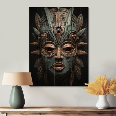 Alalah masque tribal africain Dogon sur bois