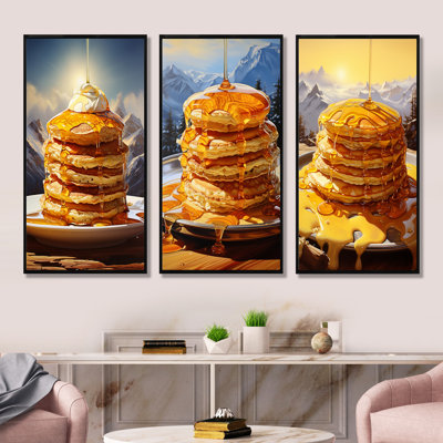 3 pièces sur toile - Pancake Peaks