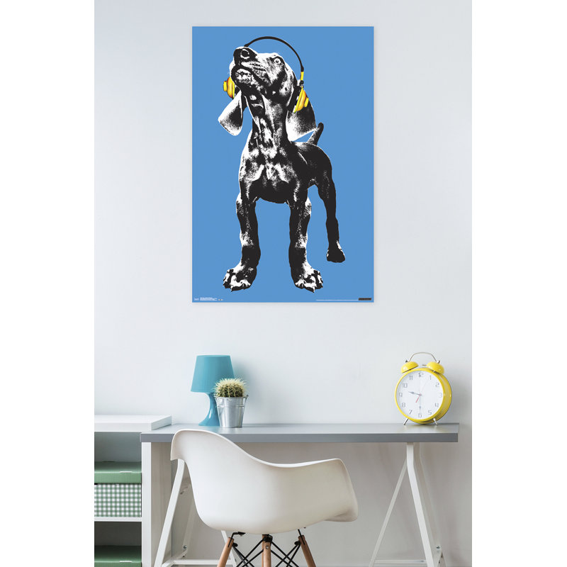 Impression sur papier chiot-modern weimar