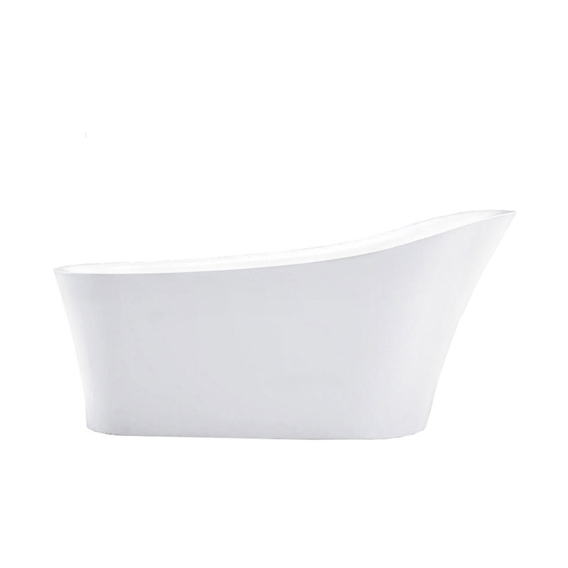 Baignoire de trempage autoportante 67 po x 32 po acrylique
