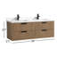 Meuble-lavabo flottant 55 po Anelie-831158023-831158022