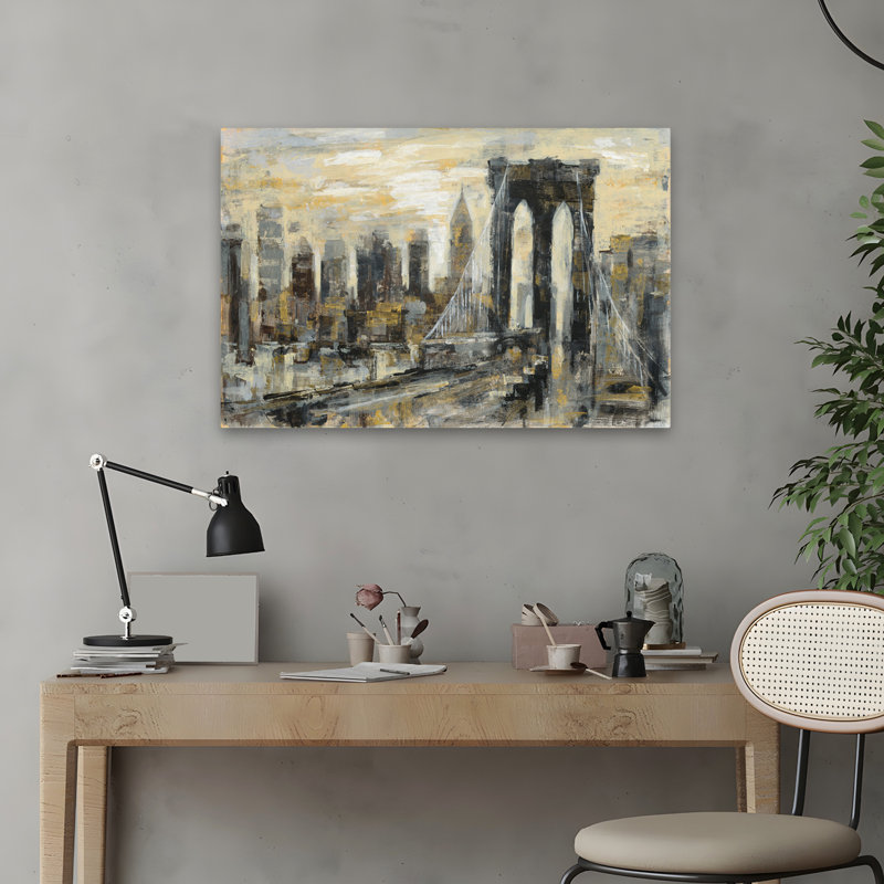 Pont contemporain et industriel de Brooklyn, H 24 po x l 16 po