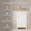 Meuble-lavabo simple 20 po avec plateau Makayla-1926456543