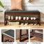 Banc de rangement en bois avec tablettes à chaussures ouvertes 31,5 "Crestwood-132660811