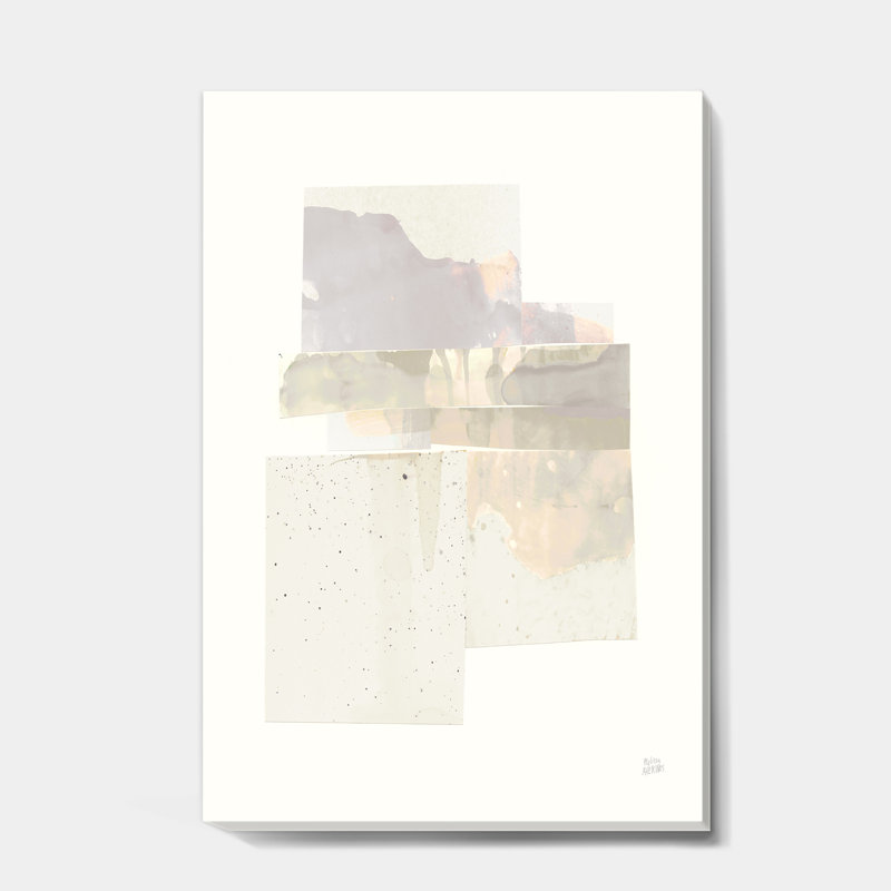 «Geometric Neutral Form III», reproduction d'art sur toile tendue, H 40 po x l 30 po x 1,5 po