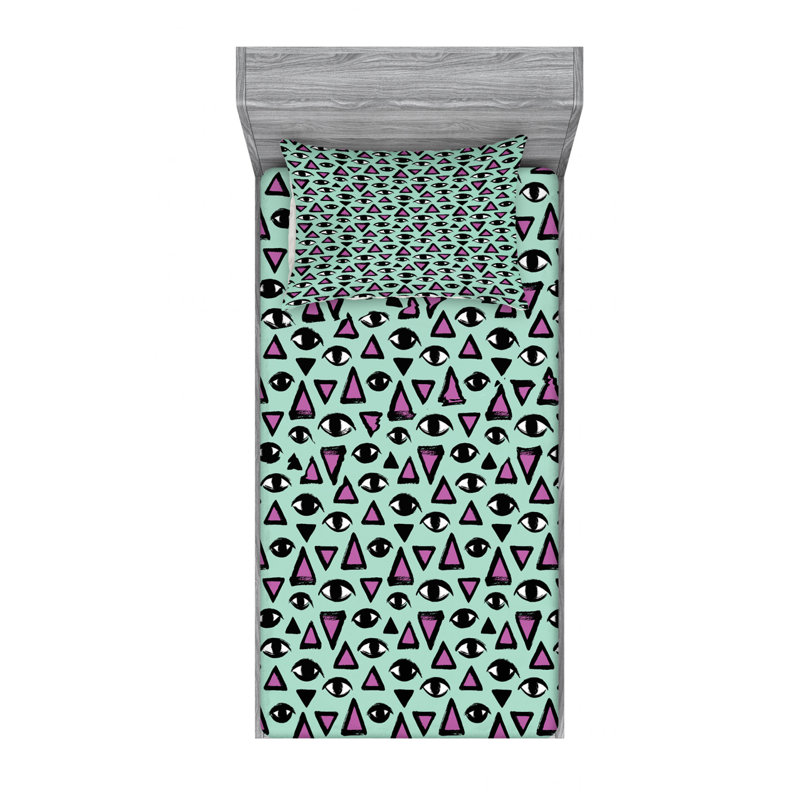 Microfiber Sheet Set, Twin Sheet Set with Fitted Sheet