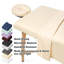 Ensemble de draps 3 pièces pour table de massage en microfibre-129225303