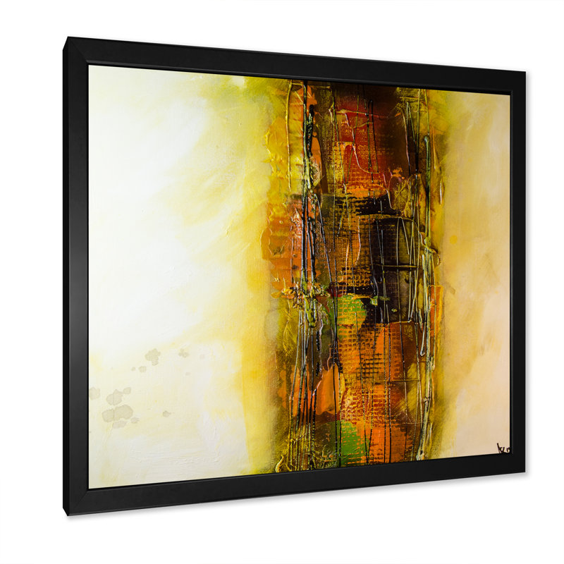 Modern Modern Fine Art - reproduction d'art sur toile, Cadre photo noir, H 16 po x l 16 po x P 1 po