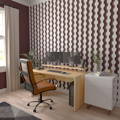 Pontiac PVC Adjustable Decorative Slat Wall Panel Kit