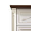 Commode à tiroirs de style campagnard avec base, commode rustique en bois, rangement pour commode pour la chambre à coucher, le salon, belle et robuste (commode)