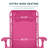  Oversized Zero Gravity Chair, Folding Outdoor Patio Recliner W/ Cup Holder - Ultimate Pink-700394104