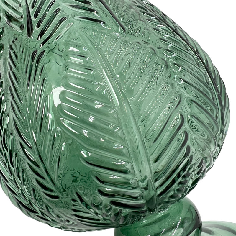 Vase décoratif en verre fait à la main