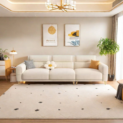 Modern comfortable flannelette sofa