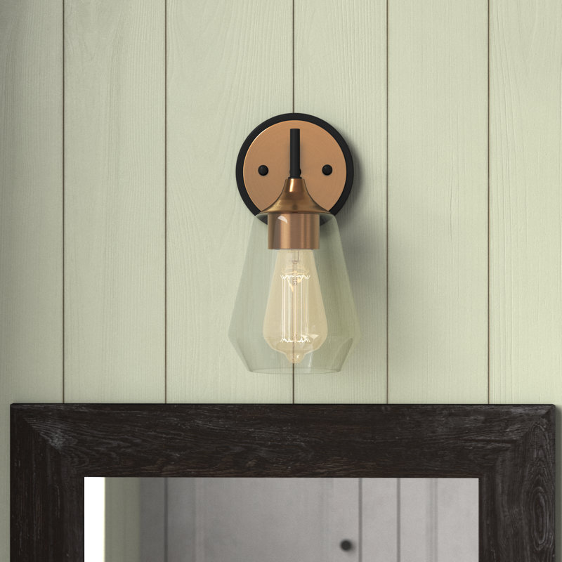 Single Transparent Dimmable Vanity Light